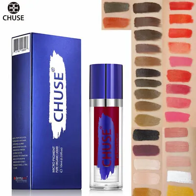 $19.99 • Buy CHUSE Permanent Makeup Pigment Eyebrow/Lip Tattoo Ink Micro Universal Hot Colors