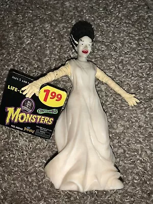 Vintage Universal Monsters Stretchable Bride Of Frankenstein Figure By Imperial • $20