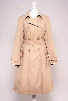 LK BENNETT Mac/Trench Coat. UK 12. Tan/Beige Colour. Top Quality Mackintosh • £79