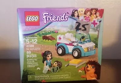 New LEGO 41086 Friends Vet Ambulance  EMMA HEDGEHOG VETERINARY Happy Easter • $20