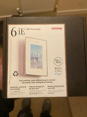 Warmup 6IE Smart WiFi Thermostat - Cloud White New 6IE-01-CW-LC • £99