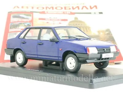 1:24 Lada 21099-22 Samara Forma VAZ Hachette #98 GDR Russian Russian WAS Original Packaging • $42.26