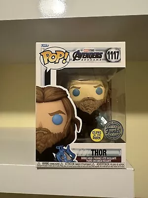 Funko Pop! Vinyl Marvel Avengers Endgame Thor GITD Special Edition #1117 • £15