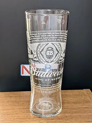 £8.50 • Buy Single Budweiser Pint Beer Glass 20oz Brand New