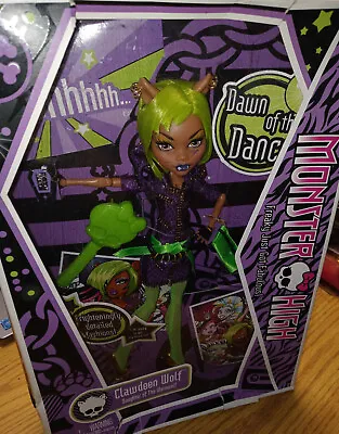 New NRFB Mattel 2009 Monster High Doll Clawdeen Wolf - Dawn Of The Dance • $125