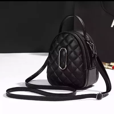 $11.99 • Buy Women Shell Handbag Shoulder Crossbody Bag PU Satchel Quilted Purse Tote Gift