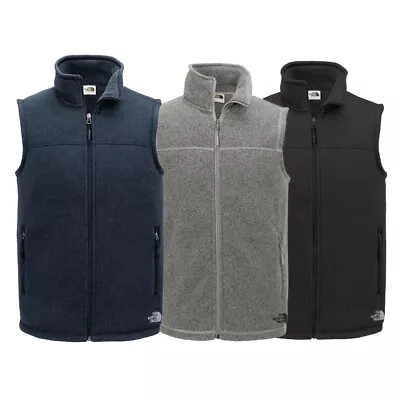 The North Face Men's Vest Fleece Full Zip Sleeveless Side Pockets Sweater Vest • $56.88