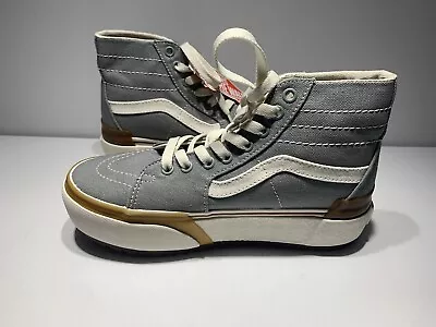 $44.99 • Buy Vans Women's SK8-High Top Stock Heel Platform Sneakers In Size 7.5