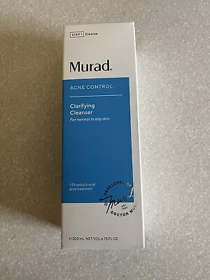 Brand New In Box Murad Acne Control Clarifying Cleanser 6.75oz/200ml EXP 8/23 • $23