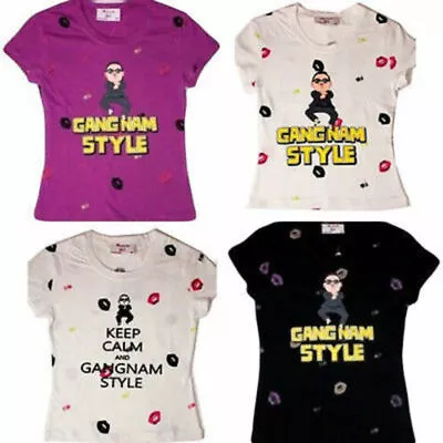 Girls T-Shirt PSY Inspired Gangnam Style Kids Childrens T Shirt • $7.80