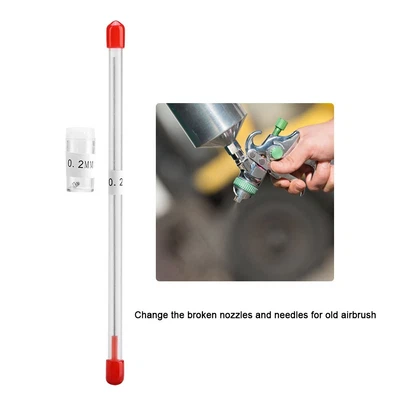 £8.69 • Buy (0.2mm)Airbrush Nozzles And Needles Tips Replacement For Airbrushes REL