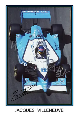 $27.85 • Buy Jacques Villeneuve Signed 12x18 Inch Photograph Poster - 1997 F1 World Champion