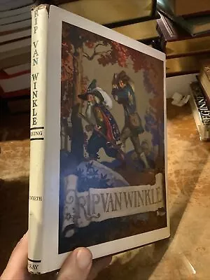 Rip Van Winkle Illustrated By NC Wyeth Dust Jacket 1921 Washington Irving • $350