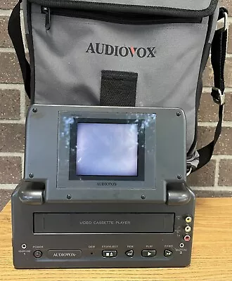 $45 • Buy Audiovox Portable VHS Video Cassette Player 4  LCD Monitor VBP1000S