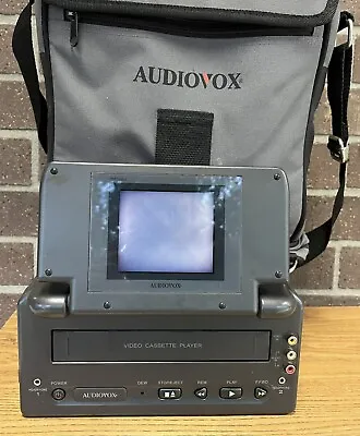 Audiovox Portable VHS Video Cassette Player 4  LCD Monitor VBP1000S • $45