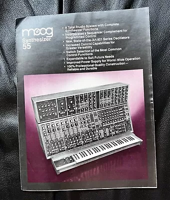 Moog Modular 55 Brochure Only. Vintage Original  1976 6 Page • $37.99