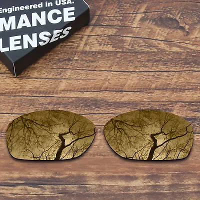 Polarized Replacement Lenses For-Oakley Pit Bull Sunglass Peach Gold Mirrored • $12.74