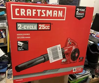 Craftsman B210 25CC 2-Cycle 200MPH 430-CFM Handheld Gas Leaf Blower CMXGAAMR25BL • $112.98