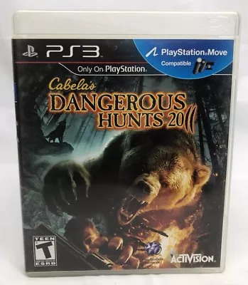 Play Station 3 Cabela’s Dangerous Hunts 2011 Video Game - Preowned • $11