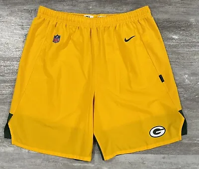 Nike Dri-Fit On Field # 6 Scott Game Issued Green Bay Packers Shorts Size XL • $59.99
