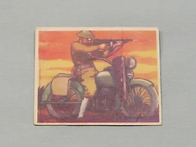 1938-39 R1 Goudy Gum Co Action Gum #17 Motorcycle Scout Card #2 • $5.99