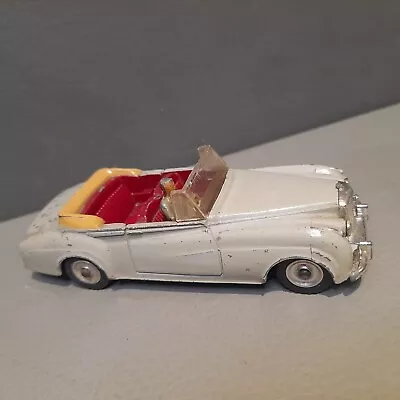 £59.99 • Buy Vintage Dinky Toys Bentley S2 No.194 Grey Red Seats & Driver Diecast Model Car