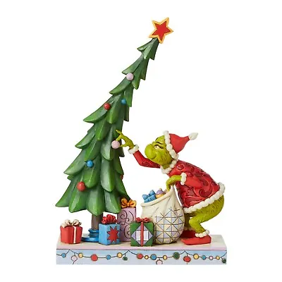 $67.96 • Buy Jim Shore GRINCH UNDECORATING TREE Christmas Figurine 6008886 Dr Seuss