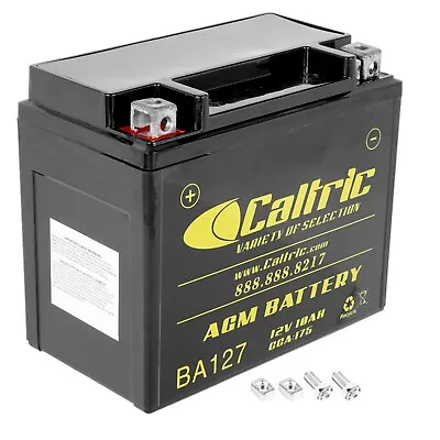 Caltric AGM Battery For Kawasaki Vulcan 900 Classic LT VN900 2006-23 / YTX12-BS • $37.74
