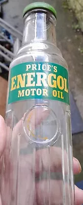 Rare PRICES ENERGOL Motor Oil Bottle Vintage 1 Pint  • $14.30