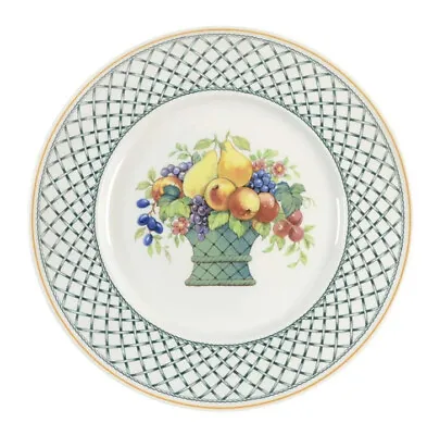 New Villeroy & Boch Basket Weave Charger Porcelain Cake Floral Platter  Plate 13 • $99.95