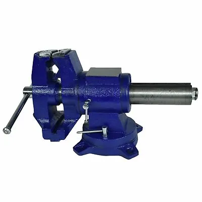 £75.01 • Buy 5  (125mm) Vice Swivel Base Vise Anvil Clamp Holder Pipe Grip Jaws Iron Bench