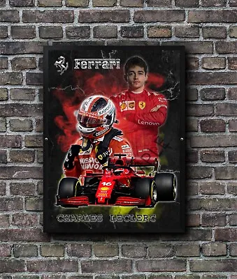 Charles LeClerc Poster Formula 1 Print Ferrari F1 Racing 2022 Art  Art A3/ A4 • £6.95