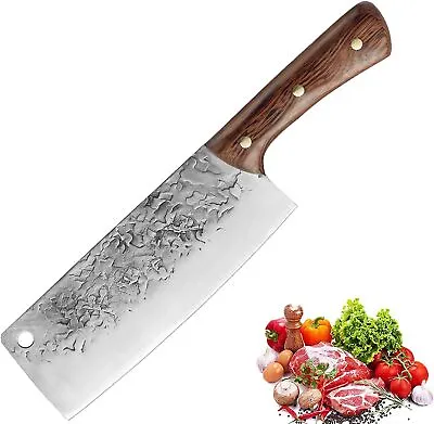 Chinese Kitchen Knife 7.5  Professional Cleaver ChefKnife Handmade Cutting Knife • $24.17