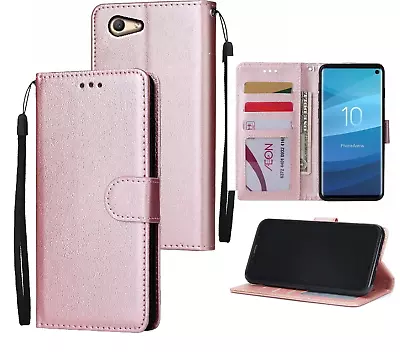 Oppo A59 F1s Leather Wallet Case Silky Finish 3 Card 1 Pocket • $7.50