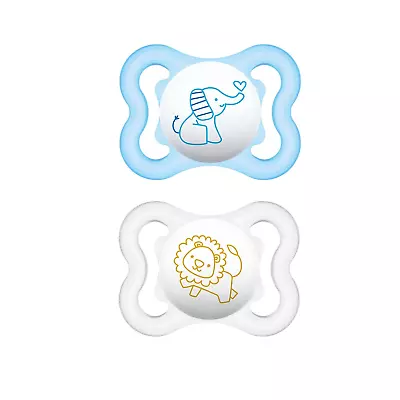 MAM Mini Air Pacifiers Sensitive Skin Pacifier 0-6 Months For Breastfed Babies • $15.73