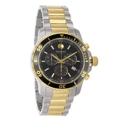 Movado Two Tone Chronograph 2600146 Wrist Watch For Men • $700