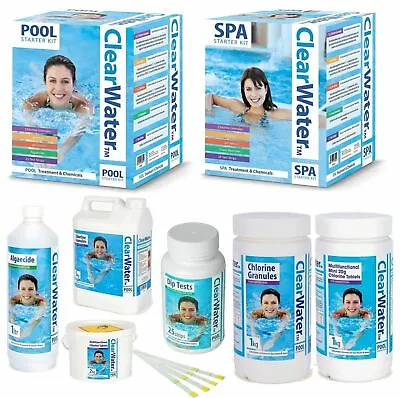 Bestway ClearWater Lay-Z-Spa Swimming Pool Spa & Hot Tub Chemicals & Kits • £18.99