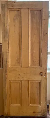 £30 • Buy Reclaimed 4 Panel Victorian Internal Pine Door 11 1990x790mm, 43mm Thick (SW2)