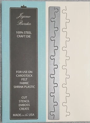 $12.95 • Buy Memory Box Inc - Steel Craft Dies - Jigsaw Border - Style No 98132