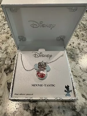 Disney Minnie Mouse Silver Necklace • $0.99