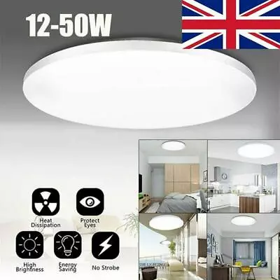 £1.88 • Buy 12W-50W Round LED Ceiling Light Panel Down Lights Living Room Bathroom Wall Lamp