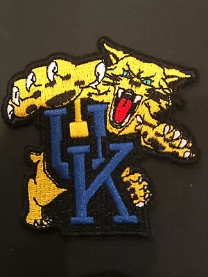 $6.79 • Buy University Of Kentucky Wildcats Vintage Embroidered Iron On Patch  2.5” X 2.5”