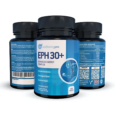 EPH30+ Advanced Energy Tablets Diet Slimming Pills Pre-Workout Ephedrine Free • $6.20