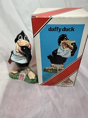 Daffy Duck Figure Decanter Looney Tunes Repairs 1976 Alpa Italy W/Box • $9.95