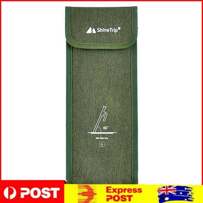 $9.70 • Buy Outdoor Camping Tent Pegs Nails Bag Hammer Wind Rope Storage Pouch (30cm)