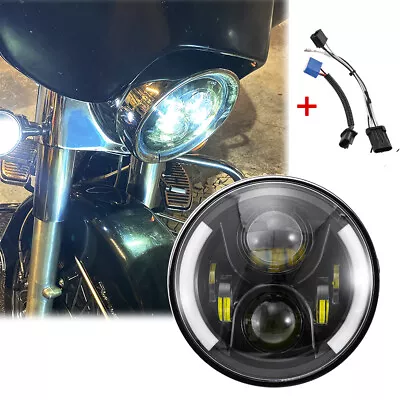 $68.71 • Buy For Victory V92TC V92SC V92C LED 7  Headlight Assembly Turn Signals Ring DRL US