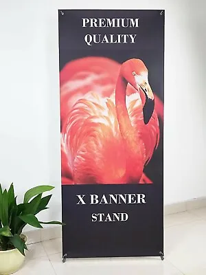 Heavy-Duty X Banner Stand 30 X72  Business & Store Sign Holder Display • $29.99