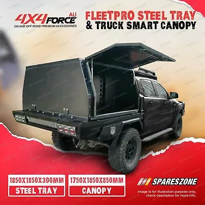 Canopy 1750x1850x850mm & Steel Tray 1850x1850x300mm For Holden Rodeo Dual Cab • $6949.95