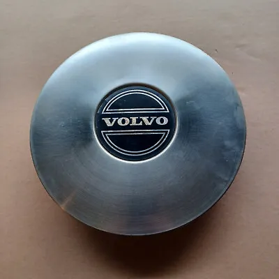 Volvo 740 760 Center Cap 1985-1990 Part # 70157 9 5/8  Diameter Black Logo 01 • $21.95