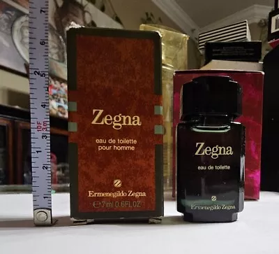 ZEGNA Ermenegildo Zegna Pour Homme Men EDT 7ml 0.6 Oz Splash MINI Vintage  • $21.95